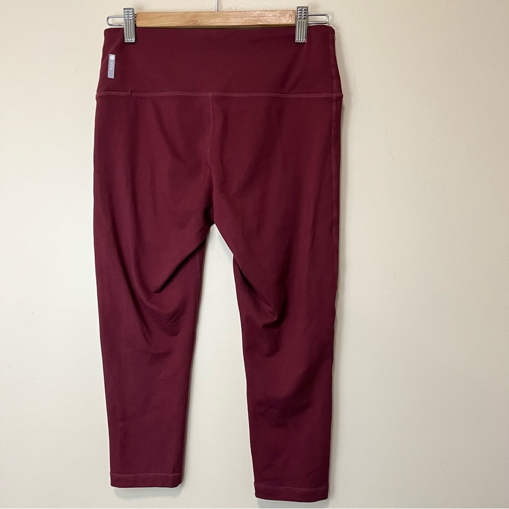 Zella Maroon Cropped Legging - Picture 5 of 13